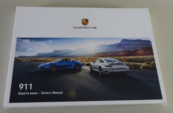 Owner´s Manual | Porsche 911 Modelle | Modelljahr 2019 | Stand 07/2018