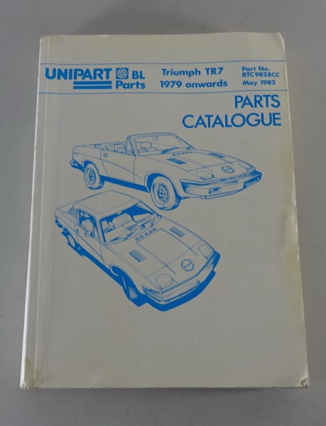 Teilekatalog / Parts list Triumph TR 7 Roadster / Coupe ab 1979
