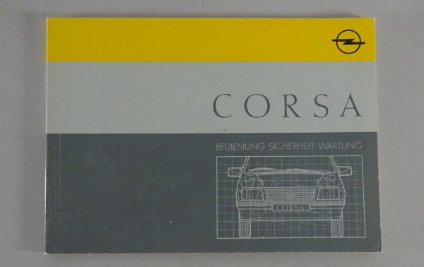 Betriebsanleitung / Handbuch Opel Corsa A Stand 12/1987