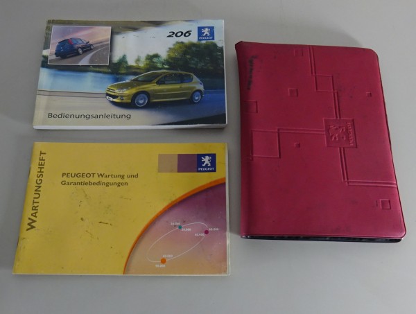 Bordmappe + Betriebsanleitung / Handbuch Peugeot 206 + 206 SW Stand 08/2005