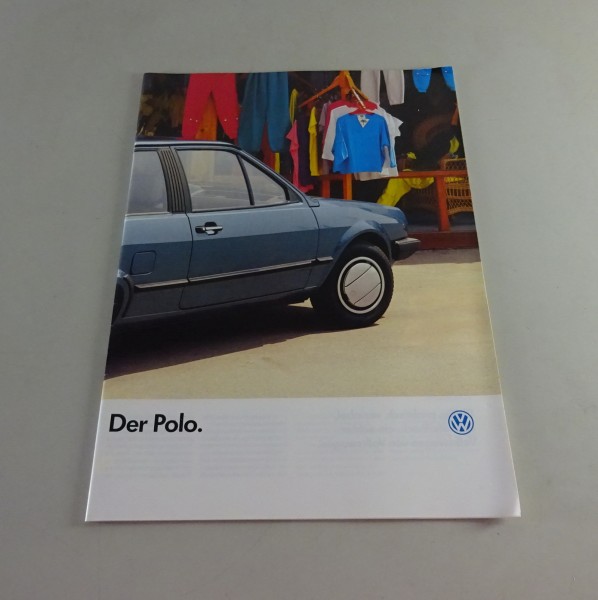 Prospekt / Broschüre VW Volkswagen Polo 2 / II Typ 86c Stand 07/1986