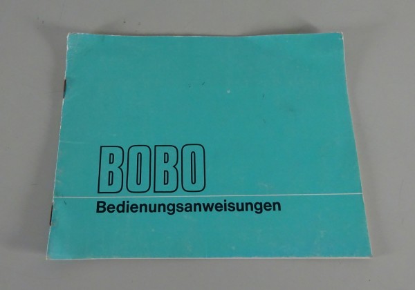 Betriebsanleitung / Handbuch Benelli BOBO Mofa Stand 1973