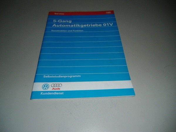 Selbststudienprogramm SSP 180 Audi VW 5 Gang Automatik Getriebe 01V 03/1997