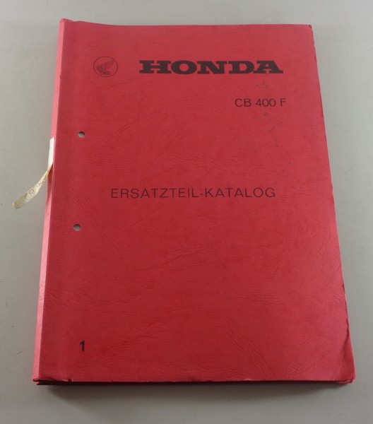 Teilekatalog / Ersatzteilkatalog Honda CB 400 F