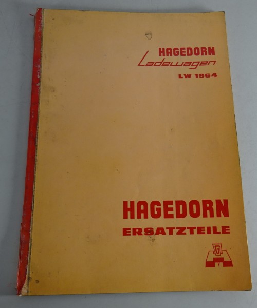 Teilekatalog / Ersatzteilliste Hagedorn Ladewagen Typ LW Baujahr 1964
