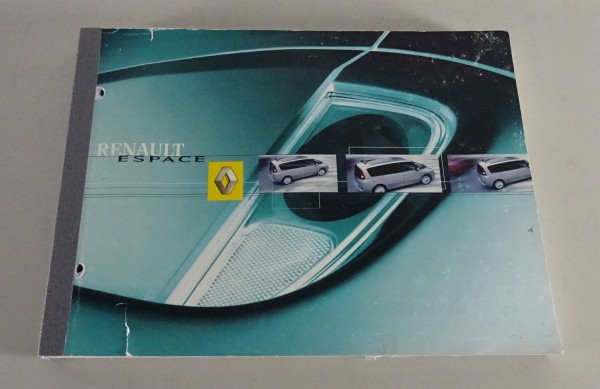 Betriebsanleitung / Handbuch Renault Espace Typ JK Stand 2003