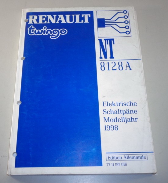 Werkstatthandbuch Elektrik / Schaltpläne Renault Twingo Modelljahr 1998