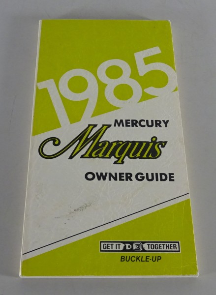 Owner´s Manual / Handbook Mercury Marquis Stand 1985