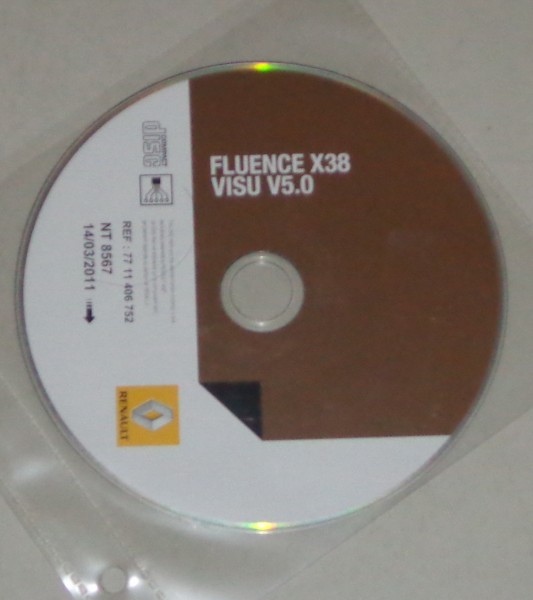 Werkstatthandbuch Elektrik / Schaltpläne auf DVD Renault Fluence X38 - 03/2011