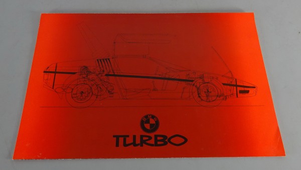 Prospekt / Broschüre BMW Turbo X1 Stand 1972