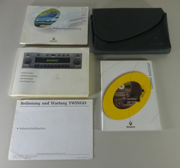 Bordmappe + Betriebsanleitung Renault Twingo Stand 04/2000