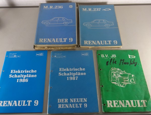 Werkstatthandbuch Renault 9 R9 Stand 1981 Technik Karosserie Schaltplan