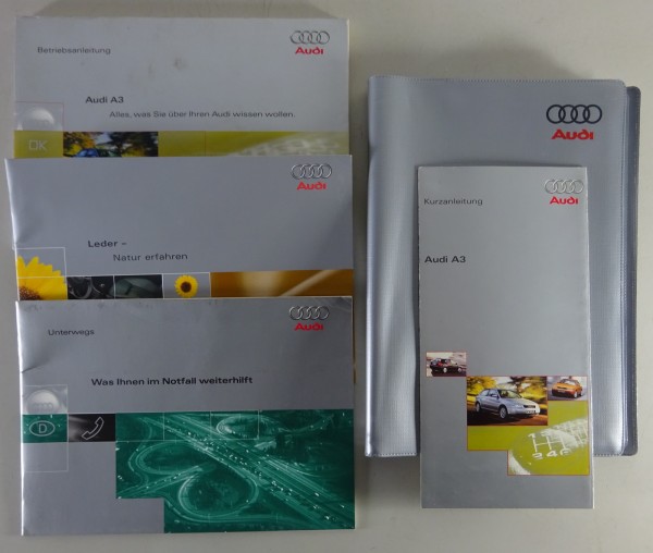 Bordmappe mit Betriebsanleitung / Handbuch Audi A3 Typ 8L Stand 08/1998