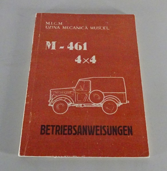 Betriebsanleitung / Handbuch ARO M-461 4x4 Stand 1968, II. Auflage
