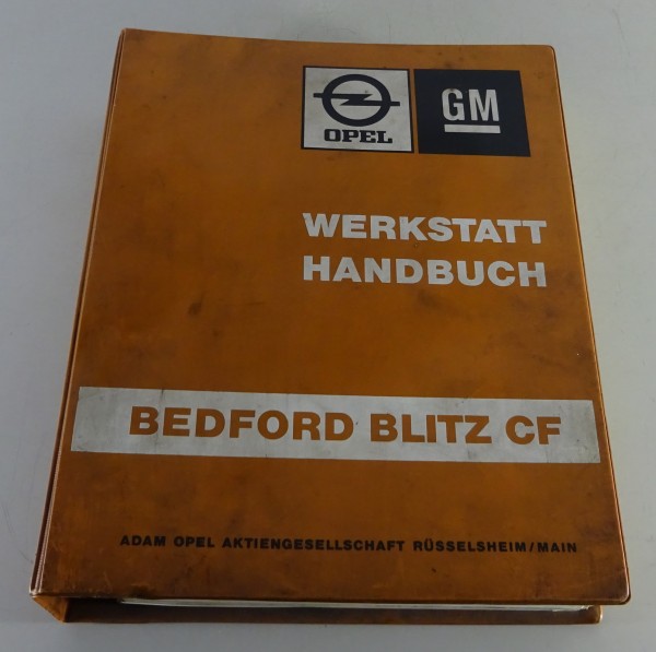 Werkstatthandbuch Opel Blitz Bedford Blitz CF 1,8 / 2,3 ltr. ab Baujahr 1973
