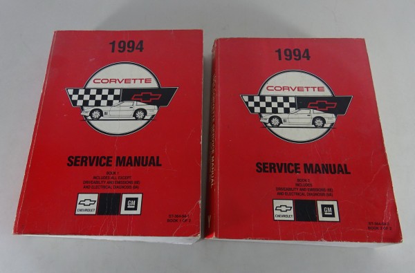 Werkstatthandbuch / Service Manual Chevrolet Corvette C4 Vol. I + II von 1994