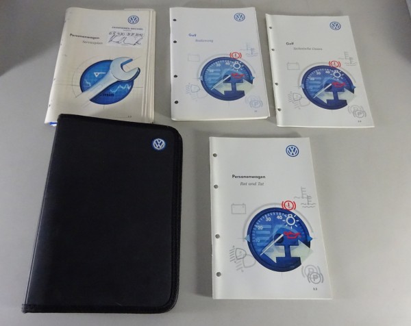 Betriebsanleitung + Bordmappe VW Golf IV / 4 von 1998