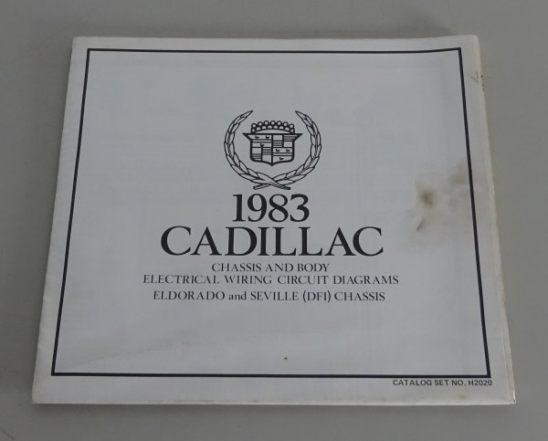 Schaltplan / Wiring Diagram Cadillac Eldorado & Seville (DFI) Chassis 1983