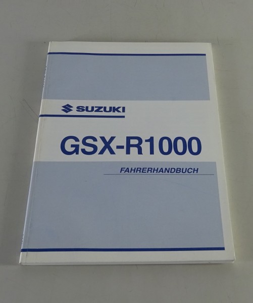 Betriebsanleitung / Handbuch Suzuki GSX-R 1000 von 01/2003