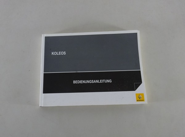 Betriebsanleitung / Handbuch Renault Koleos Stand 12/2007