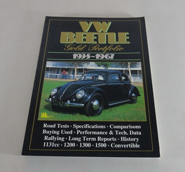Bildband Gold Portfolio VW Käfer / Beetle + Cabrio / Brezel v.1935-1967 Englisch