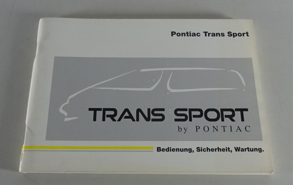 Betriebsanleitung / Handbuch Pontiac Trans Sport Stand 1994 - Deutsch -