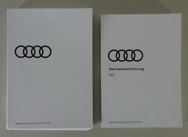 Betriebsanleitung / Handbuch Audi Q2 / SQ2 Typ GA inkl. Quattro Stand 11/2022