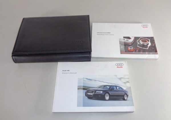 Owner's Manual + Wallet Audi A8 / A8 quattro D3 Petrol + Diesel from 11/2005