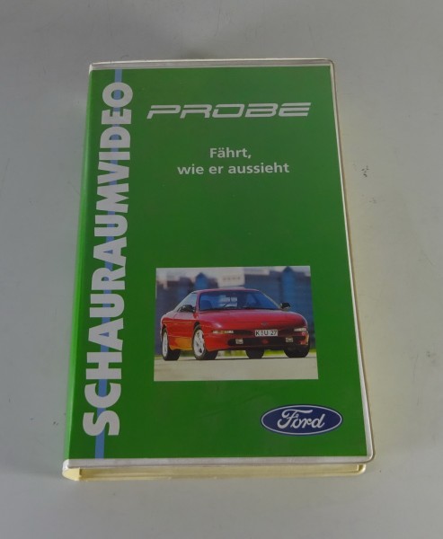 VHS Video Schauraumfilm Ford Probe Fährt, wie er aussieht Stand 03/1994