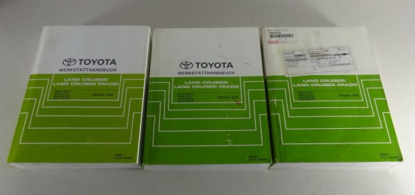 Werkstatthandbuch Toyota Land Cruiser / Prado Serie J12 Stand 10/2002 3 Bände