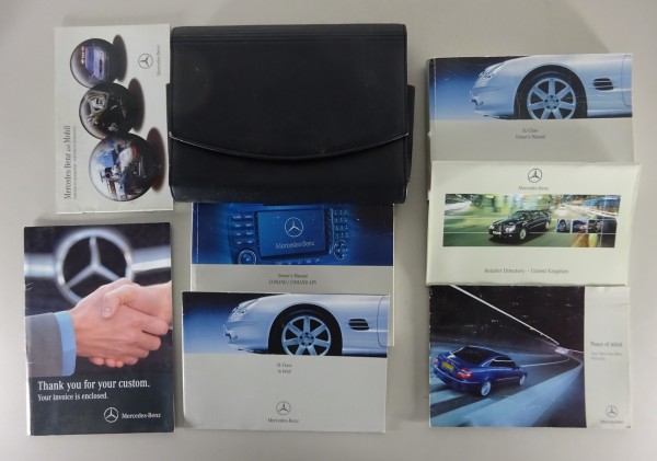 Owner's Manual + Wallet Mercedes Benz SL-Class R230 from 10/2004