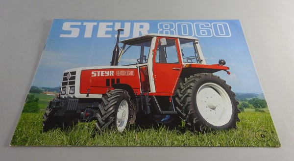 Prospekt / Broschüre Steyr Traktor 8060 Stand 05/1980