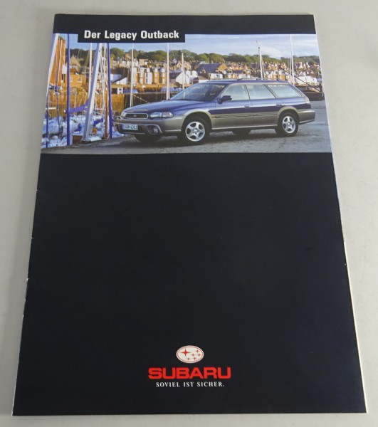Prospekt / Broschüre Subaru Legacy Outback Stand 09/1997