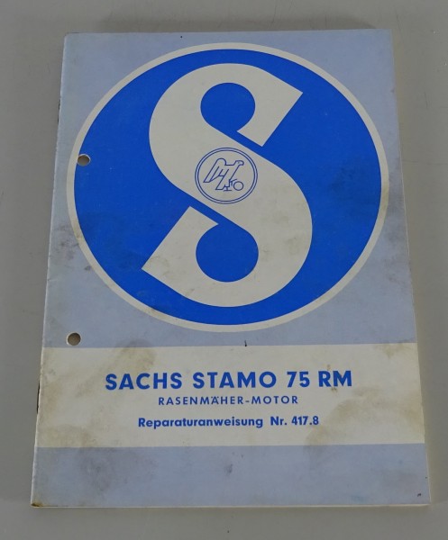 Reparaturanleitung Sachs Stamo 75 RM Rasenmäher - Motor Stand 11/1963