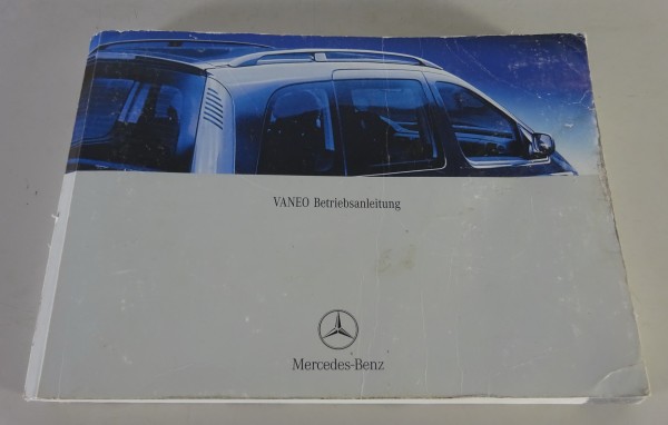 Betriebsanleitung / Handbuch Mercedes-Benz Vaneo W414 Stand 01/2002