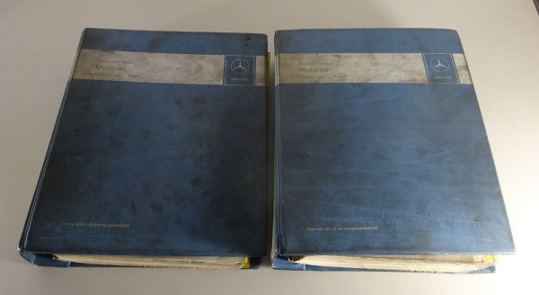 Werkstatthandbuch Mercedes Benz LKW Motoren OM 401 - OM 360 2 Bände von 1971