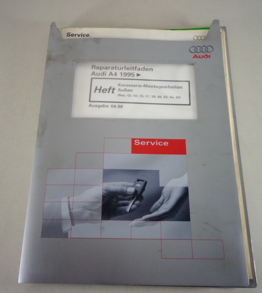 Werkstatthandbuch Audi A4 B5 Karosserie Montagearbeiten Außen ab 1995 von 04/98