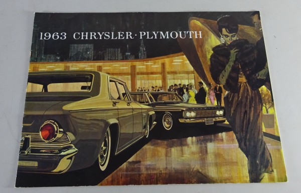Prospekt Chrysler Plymouth Newport, Fury, Belvedere, New Yorker, etc. My. 1963