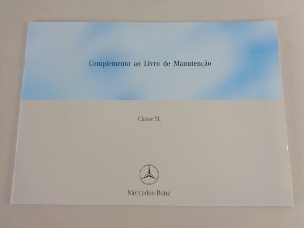 Scheckheft Erweiterung Mercedes Benz R230 SL 350/500/600/55 AMG Portugiesisch