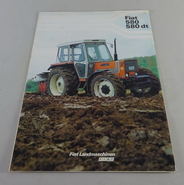 Faltprospekt / Prospekt Fiat - Traktoren 580 / 510 DT Stand 01/1979