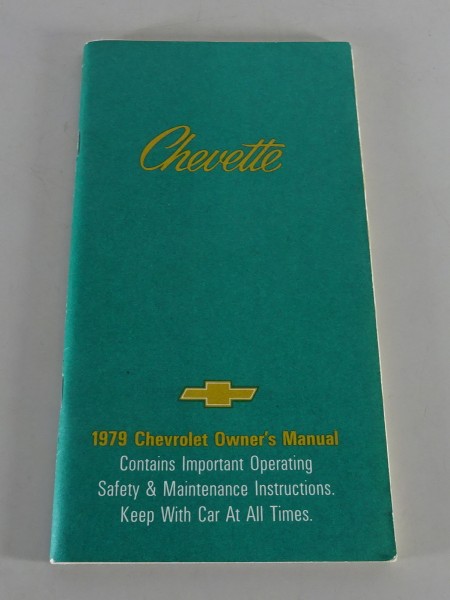 Owner´s Manual / Handbook Chevrolet Chevette Stand 1979