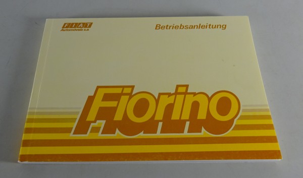 Betriebsanleitung / Handbuch Fiat Fiorino Stand 10/1991