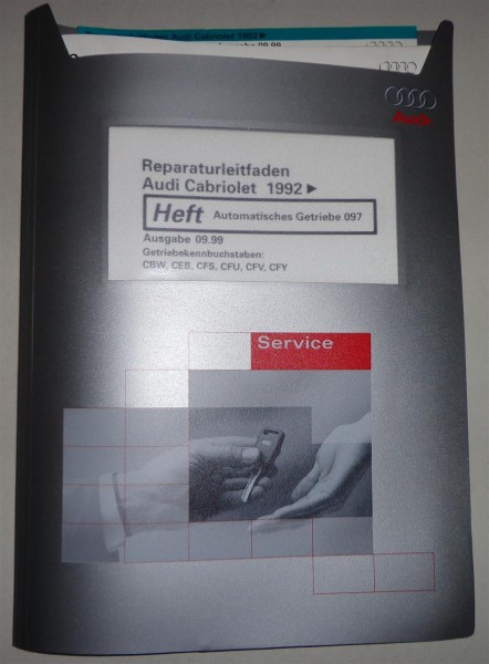 Werkstatthandbuch Audi Cabrio Typ 89 Automatik Getriebe 097 ab 1992