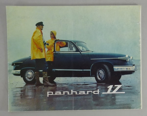 Prospekt / Broschüre Panhard PL17 Stand ca. 1962/63 Original