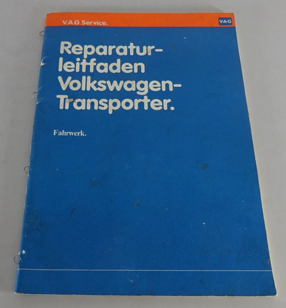 Werkstatthandbuch / Reparaturleitfaden VW Bus T3 Fahrwerk Stand 06/1979
