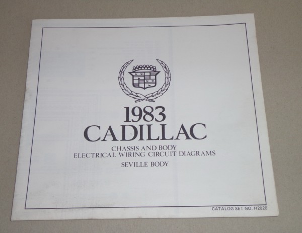 Elektrischer Schaltplan / Wiring Diagram Cadillac Seville Body Stand 1983