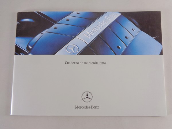 Scheckheft Mercedes Benz SLK, CLK, SL, CL, etc. auf Spanisch von 09/2002