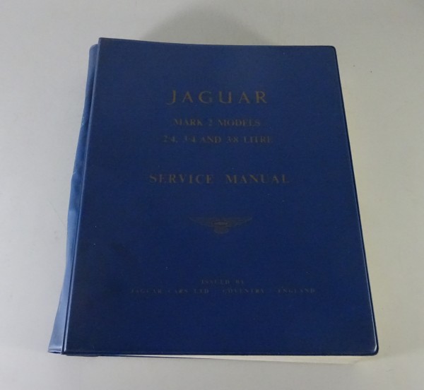 Werkstatthandbuch Jaguar Mark II 2.4 / 3.4 / 3.8 litre Baujahr 1959-1969