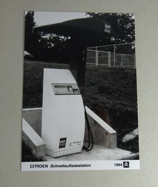 Pressefoto original Citroen Schnellaufladestation