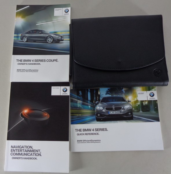 Owner's Manual + Wallet BMW 4-Series F32 Coupe 420i 428i 430d etc. from 10/2014